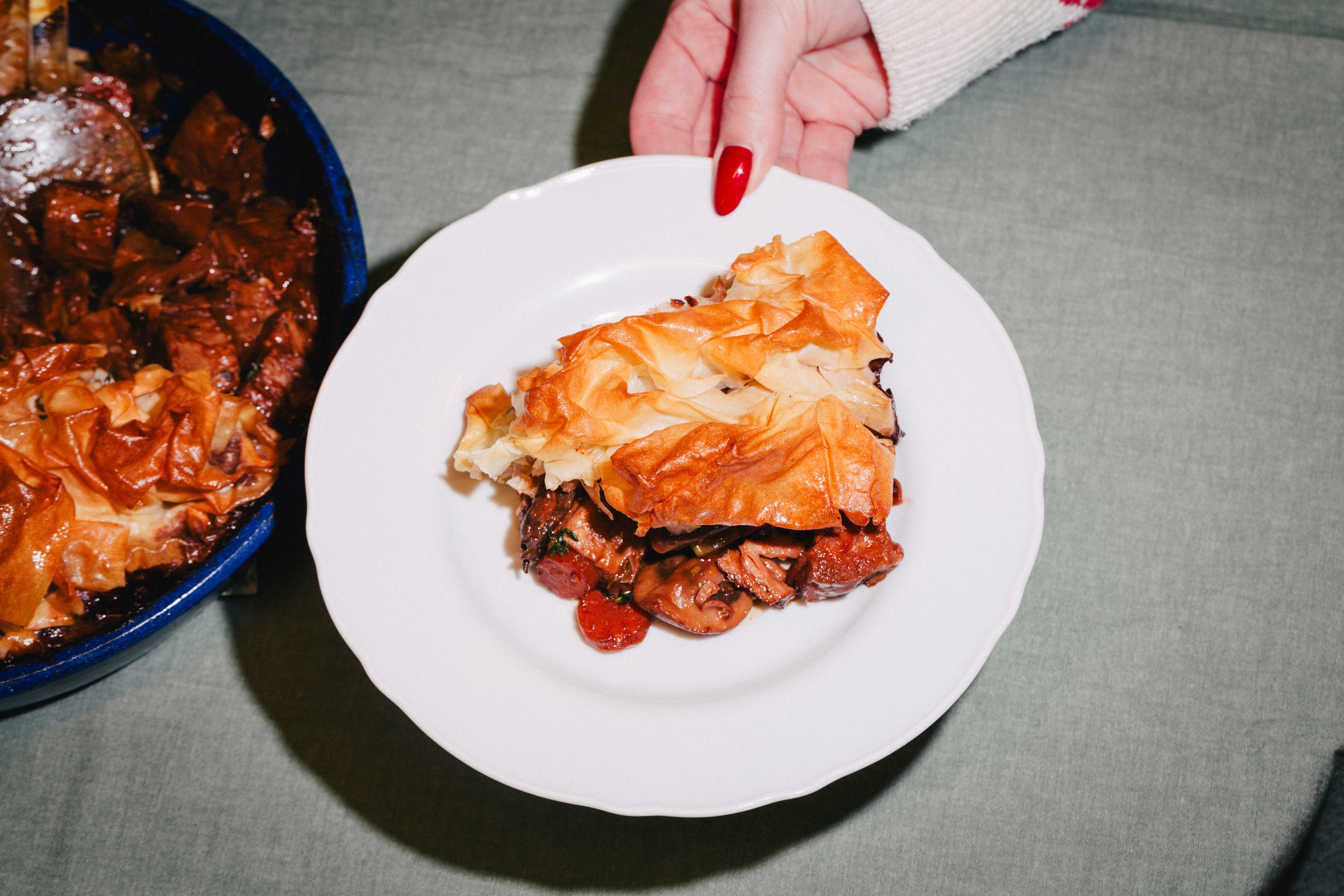 Vegan Meaty Mushroom Pie With Juicy Marbles Chunks (Delicious & Comforting Plant-Based Recipe)