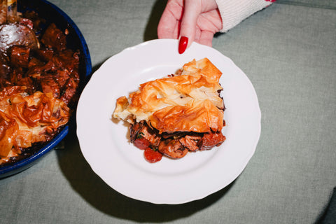 Vegan Meaty Mushroom Pie With Juicy Marbles Chunks (Delicious & Comforting Plant-Based Recipe)
