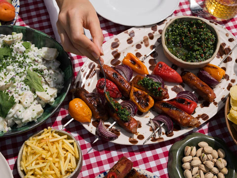 Grilled BangersBanger Skewers